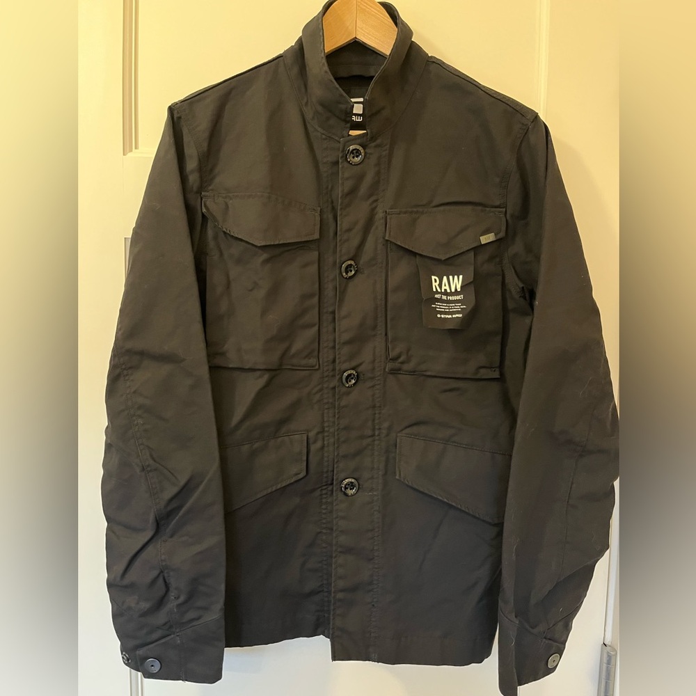 G-Star Raw Field Jacket | Small | Black | Military-Inspired